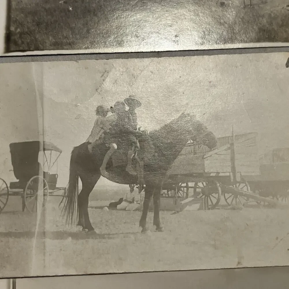 C1910 RPPC 6 Settlers Pioneers Farms Homesteads